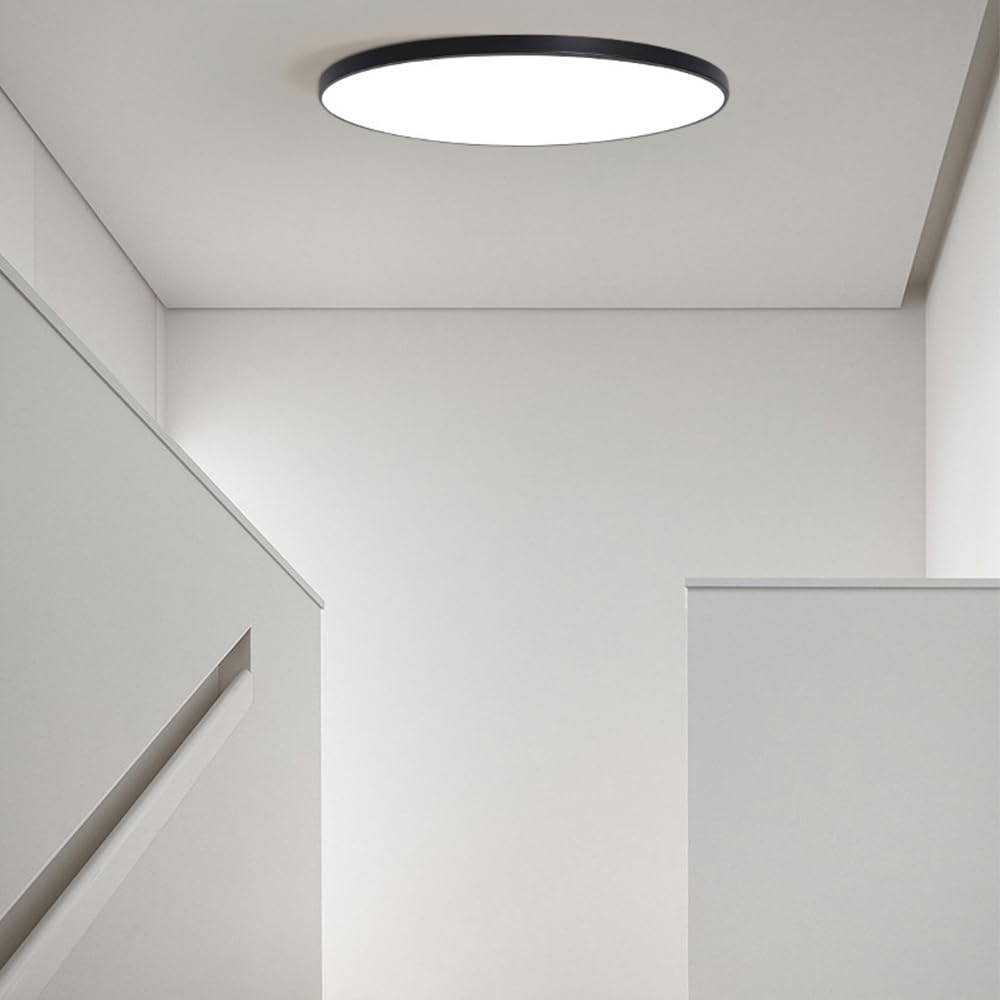 Lampka nocna z lampką sufitową, zimne białe światło, lampa sufitowa LED z radarowym czujnikiem ruchu, okrągła lampa sufitowa do kuchni, do łazienki, biura, balkonu, garażu