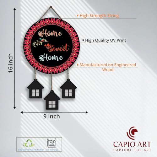 Image of Welcome Wooden Quote Wall Hanging Decoration Items for Home Decor