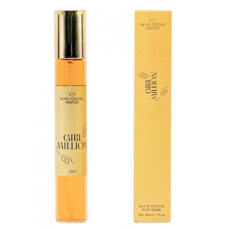Girl Million, Women Eau de Toilette, Perfume de Equivalencia Colonia Equivalente para Mujer, 33 ml Fragancia Duradero, Elegante y Sofisticado Q004