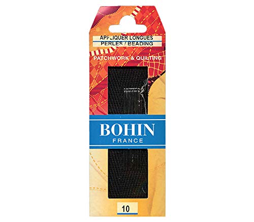 Bohin Bead/Applique Needles, Size 10, 15 Per Package #TOP1