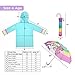 addie & tate Rain Coats for Girls and Boys & Kids Umbrella Set - Toddler Umbrellas for Rain - Kids Raincoat for Boys, Girls Rain Jacket for 3-5 (Unicorn Design)
