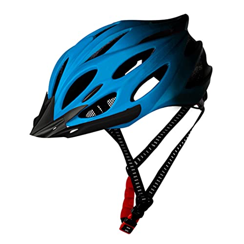 XVHOAB Ciclismo Cusco para Ciclismo para Adultos Bicicleta de Casco de Bicicleta Liviana con luz Trasera Ajustable para Hombres Mujeres Azules ..