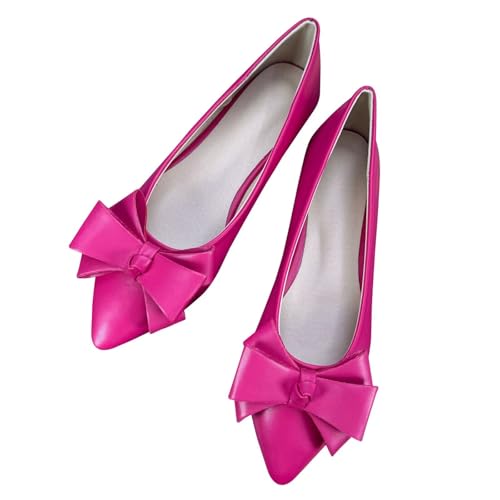 Image of SAILING LU Women's Bow-Knot Pointed Toe Ballet Flats