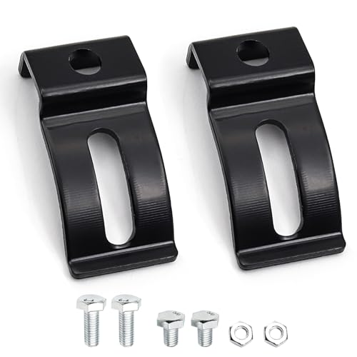 Image of LED Work Light Bar Base Mounting Brackets, 2PCS Universal Mounting Bracket Adjustable for Offroad 4X4 Truck Car Driving Work Lights