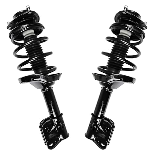 Image of Detroit Axle - 8pc Struts Sway Bars for 2009-2013 Subaru Forester, 2010 2011 2012 Front Rear Struts & Coil Spring Sway Bar Links Replacement Suspension Kit Quick Install Ready Struts Shocks Assembly