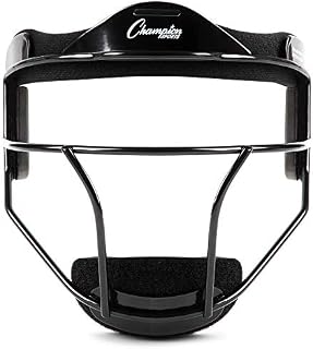Champion Sports Steel Softball Face Mask - Classic Baseball Fielders Masks for Adults