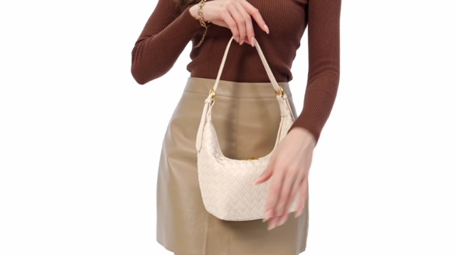 Bolso de hombro para mujer con cierre de cremallera miniatura 7