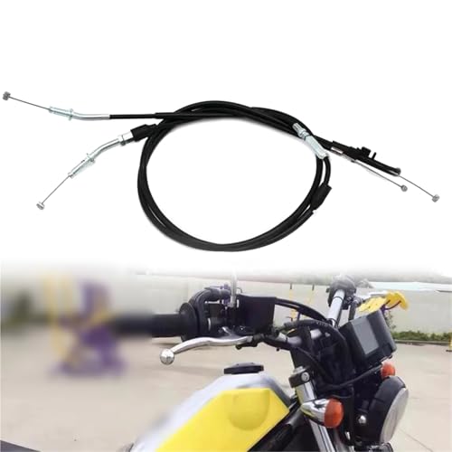 Câble de commande d'accélérateur moto pour Kawasaki ZR400 ZR550 ZR750 acier