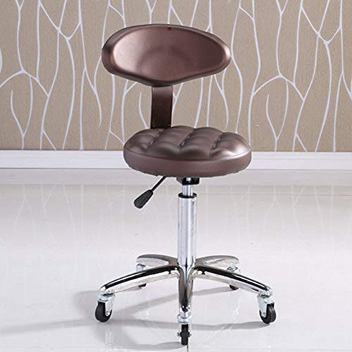 High Chair on Casters, Beauty Stool Swivel Lift Chair Bar Chair Bar Stool Bar Stool Home Chair Back GAOXU