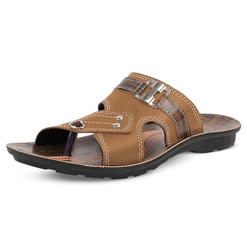 Image of TieFit Men's Stylish Slipper || Casual Flip Flop || Slip On for Men's||Thong Flip-Flops|UK 7-10