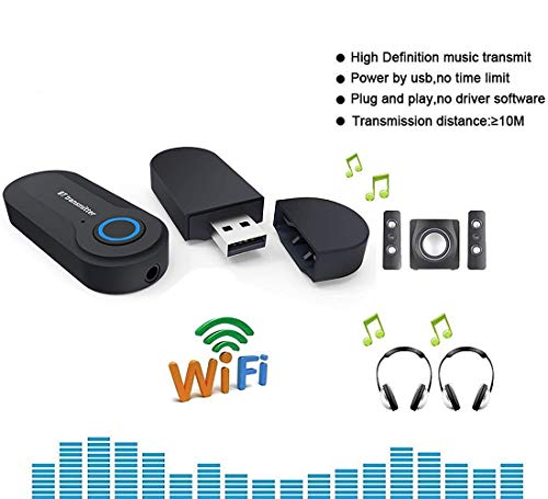 Bluetooth-zender, Bluetooth 5.0-zender, draadloze draagbare audioadapter voor 3,5 mm audioapparaten en RCA-verbindingen… - Image 5