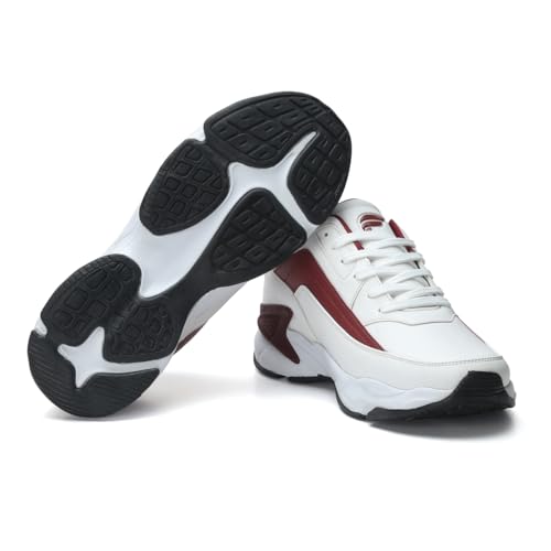 Image of FIELD CARE Fusion Casual Athletic Chunky Stylish Outsole Comfort Lace-Up Sneakers.