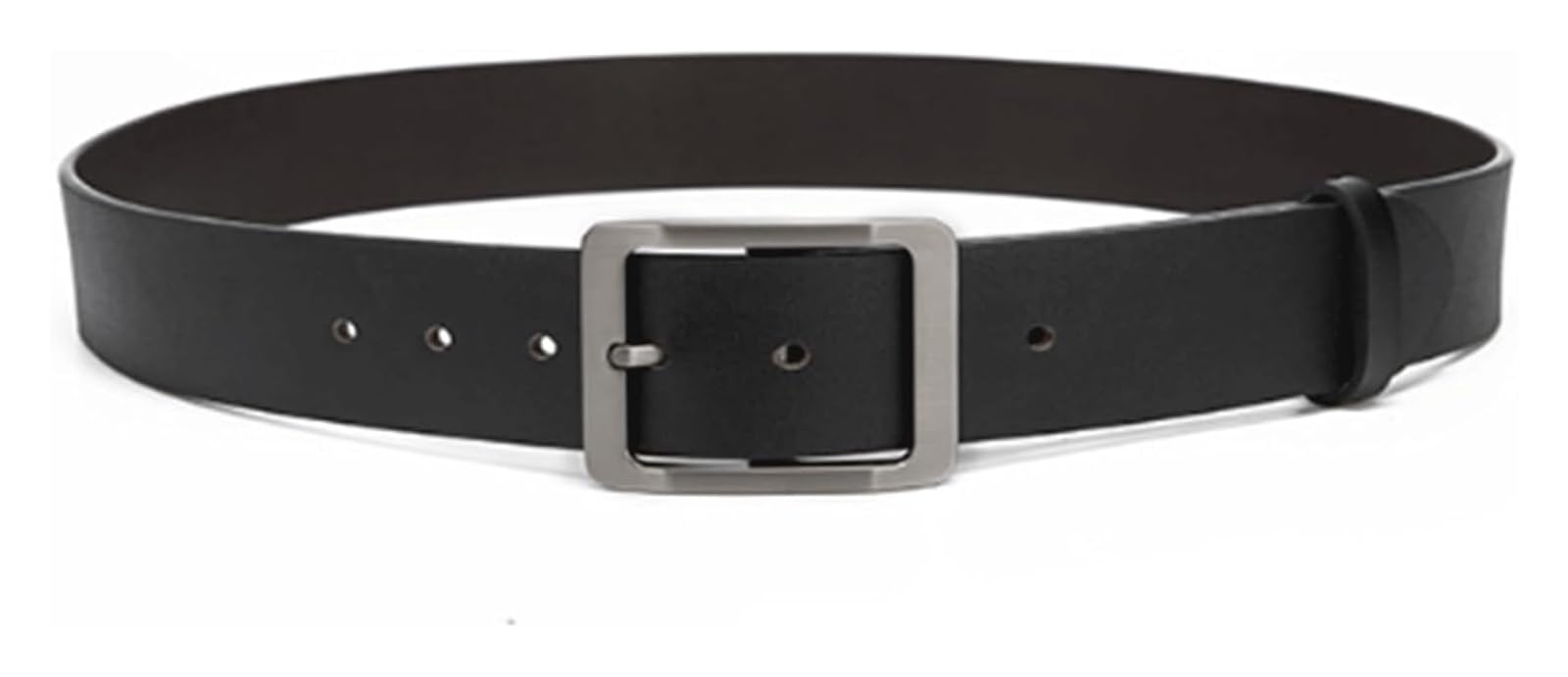 Cinturones de Hombre, Cinturones de Piel de Vaca for Vestir, Informales, de Golf y Vaqueros.(Brown,115cm)