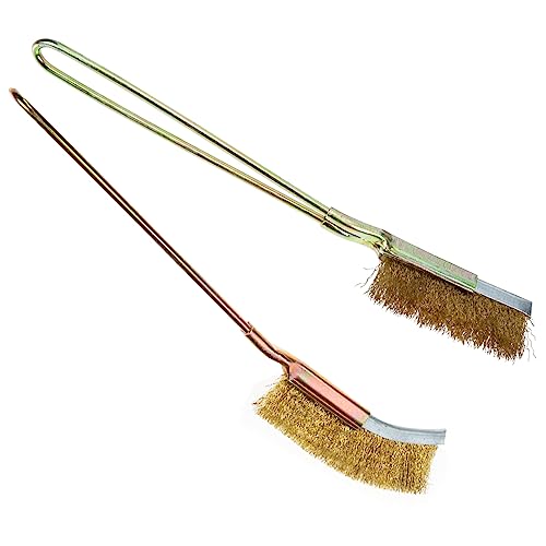 Generic 2pcs Cleaning Brush Stainless Steel Scraper BBQ Grill Cleaning Supplies Stainless Steel Grill Scraper Grill Brush and Scraper Brake Cleaner Barbeque Barbecue Split Copper Wire
