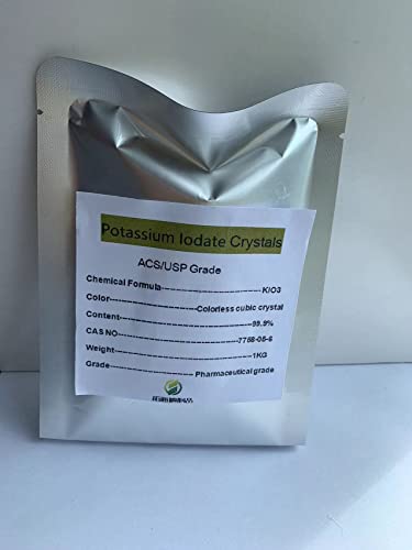 Raw Material Sample Potassium Iodate Crystal Powder Ultra Pure 99.9% 1Kg #TOP26