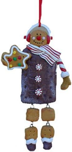 Ginger Cane Dangle Leg Gingerbread Ornaments Baking Cookies [36359B]