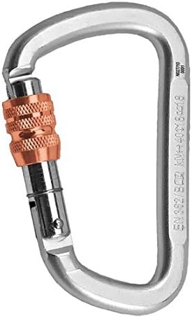 Rock Empire Steel D Screw Lock Carabiner / karabiner work industrial 40 kN