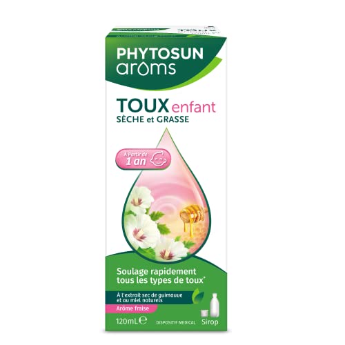 Phytosun Arôms Sirop Toux Sèche & Grasse Enfant - Naturel* - 120 mL
