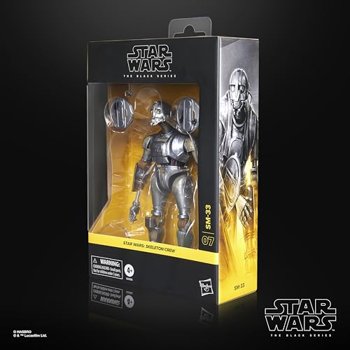 Star Wars The Black Series, Figurine de Collection Deluxe SM-33 de 15 cm, Star Wars: Skeleton Crew