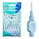 TePe Interdentalbürsten Extra Soft Blau (ISO Größe 3: 0,6 mm) / Für eine besonders sanfte & effiziente Reinigung der Zahnzwischenräume / 2 x 8 Interdentalbürsten