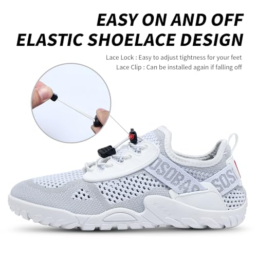 Image of SOBASO Water Shoes Women Men Hiking Dry Aqua Beach Swim Surf Shoes for Outdoor Fish Hiking Pool