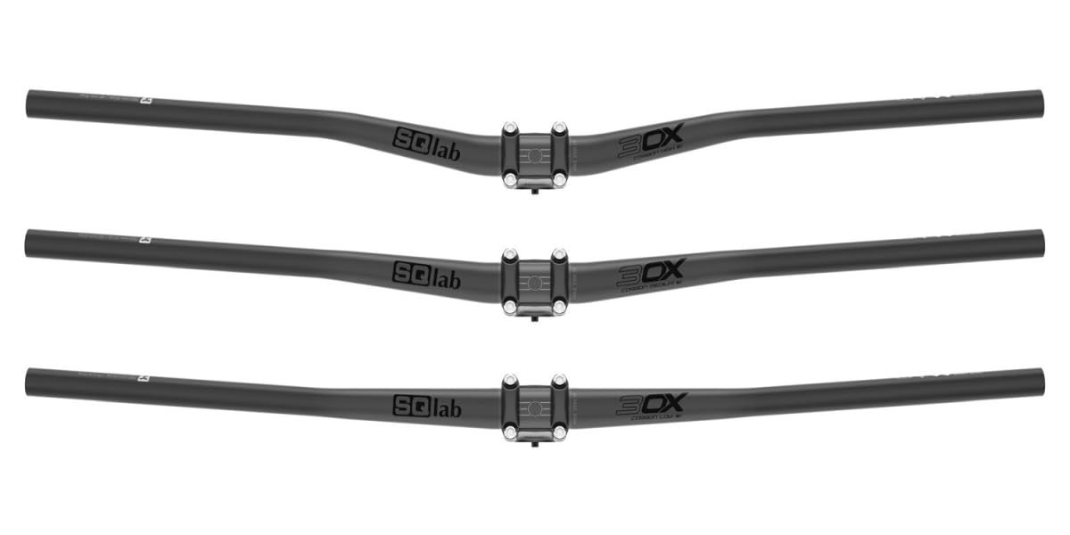 SQlab Unisex 3ox Carbon kierownica, czarna, 16 - High EU