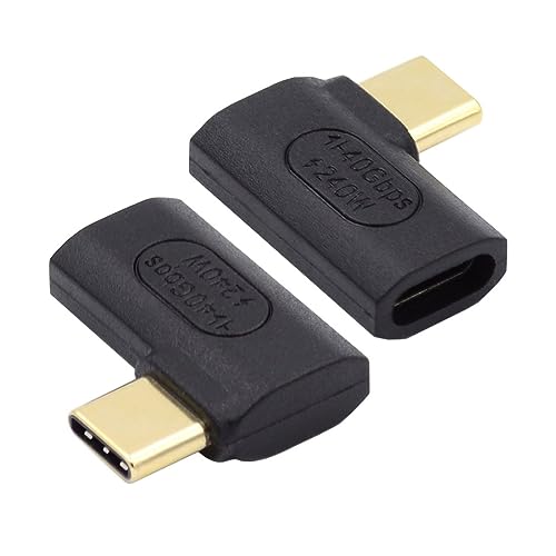 Image of chenyang USB C Connector USB4 Type C 240W Power 40Gbps Data 8K Video Extension Connector Adapter 90 Degree Right Angled