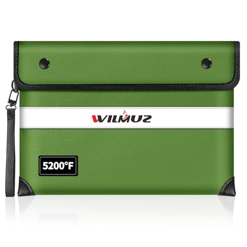 Image of Fireproof Bag Dual Reflective Strips, Waterproof Zipper, 5200F Heat