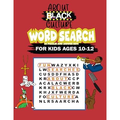 About Black Culture Word Search