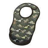 Lavable a máquina Bibetta Ultrabib - Babero de neopreno, color dinosauros