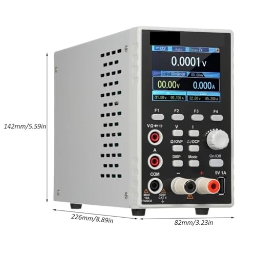 Alimentation programmable de laboratoire avec multimètre précis