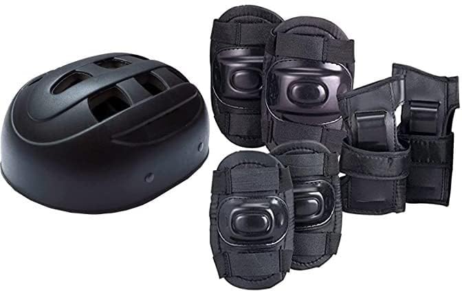 Corso Protective Skating kit, 7 pc Skating Guard Kit for Skates & Cycling (Medium) 7 to 13 Years (Black) (B0C7LNMZDW) Amazon Price History, Amazon Price Tracker