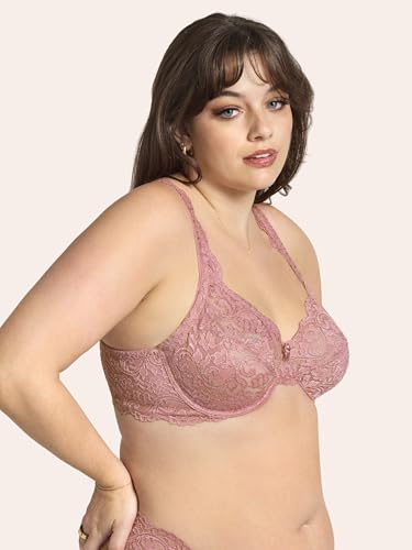 Image of Smart & Sexy Women's Signature Lace Unlined Underwire Bra with Added Support