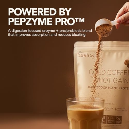 Image of Daily Scoop Plant Protein for Women, 25 g Vegan Protein with Vitamins & Herbs, Coffee Flavor, 500 g (Pack of 2)