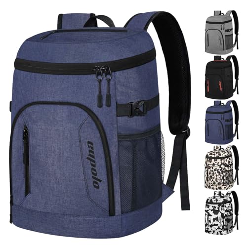 Capolo Mochila térmica térmica com 45 latas, à prova de vazamento, bolsa térmica de grande capacidade, para bebidas, cerveja, refrigerador, almoço, acampamento, viagem, piquenique, caminhadas, para