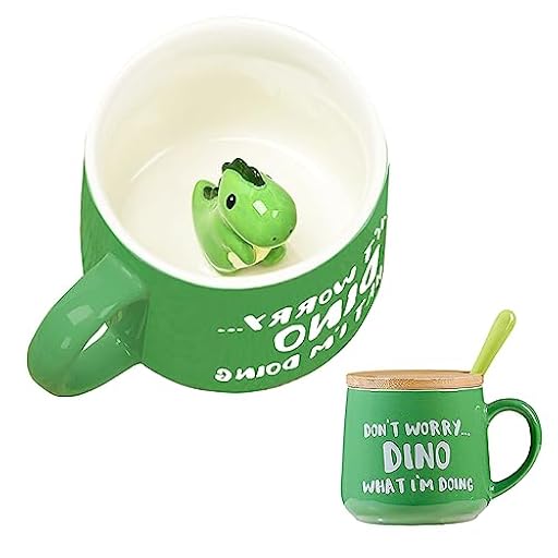 Lindo dinosaurio taza de café taza de té con tapa cuchara, Kawaii Stuff divertido fresco taza de San Valentín Día de la Madre de Halloween Xmas Cumpleaños Regalos para Mujeres Esposa Mamá Chica Amigo | Ya disponible en tu tienda friki favorita! En mundofriki.es! Lindo dinosaurio taza de café taza de té con tapa cuchara, Kawaii Stuff divertido fresco taza de San Valentín Día de la Madre de Halloween Xmas Cumpleaños Regalos para Mujeres Esposa Mamá Chica Amigo | Ya disponible en tu tienda friki favorita! En mundofriki.es!