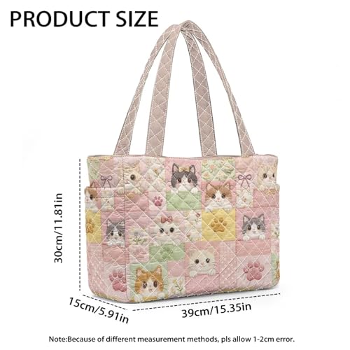 Bolso tote para mujer, ligero, con bolsillos y acolchado doble, ideal para trabajo, viaje y gimnasio miniatura 6