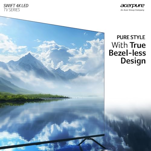 Image of Acerpure 140 cm (55 inch) Swift Series UHD LED Smart Google TV AP55UG51ASFTD Model (Black)