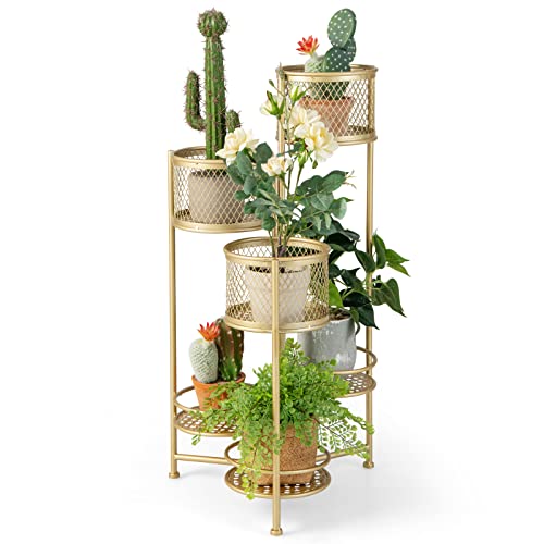 RELAX4LIFE Pflanzenständer Metall, Blumentopfhalter 6 Stufen,...