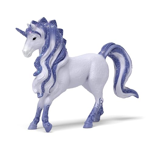 Image of Schleich Bayala - Cosmos Unicorn Stallion Toy Figurine - Kids 5+ | 70858 | Unicorn Figurine, Fantasy Toy for Girls 5+, Magical Collectible, Screen-Free Imaginative Pretend Play, Fairy Animal Figure