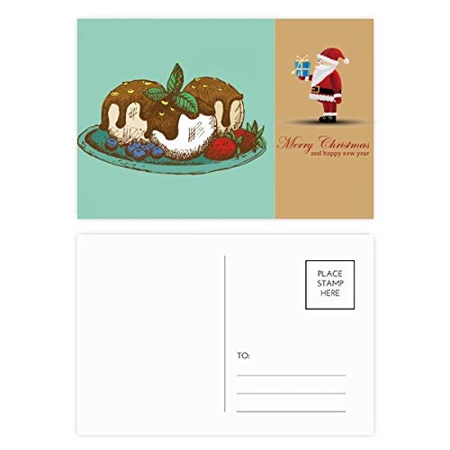 Cartes postales fraise chocolat et glace lot de 20 pour accompagner vos cadeaux