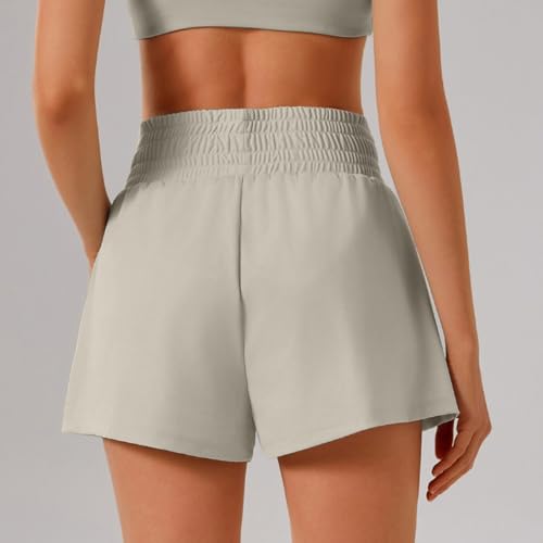Short running femme ample avec poches pour le running sans gêne