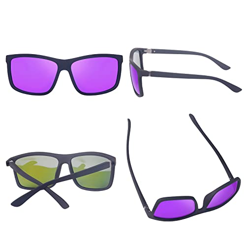 Image of Men's Sports Polarized Sunglasses Square Frame Glasses NP1007