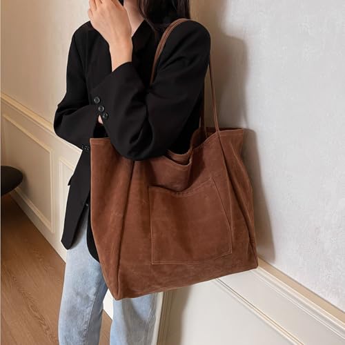 Large Tote bag Plain Shoulder Bag Casual Lightweight Laptop Bag Travel Daypacks4