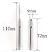 Reusable Titanium Metal Toothpicks Set, Portable Telescopic Dental Picks Metal with Stainless Steel Holder Keychain, Pocket Dental Picks for Teeth Cleaning, Fruit (Colorful, 3 pcs)