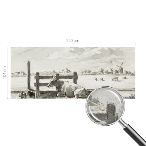 Papier peint autocollant lavable idylle rurale pour masquer les défauts - 5