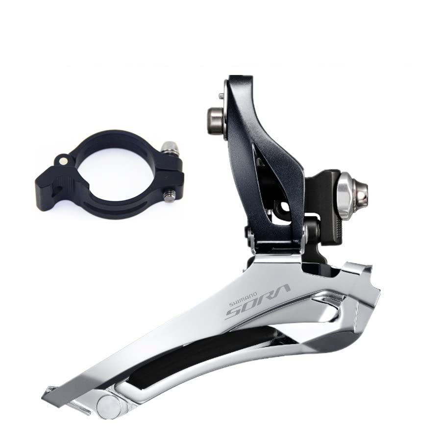 SORA FD R3000 F Front Derailleur 2x9 Speed Bicycle FD R3000 Front Derailleur Braze on