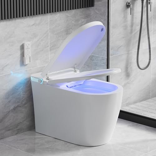 Smart Toilet with Bidet Built in, Elongated Toilet with Heated