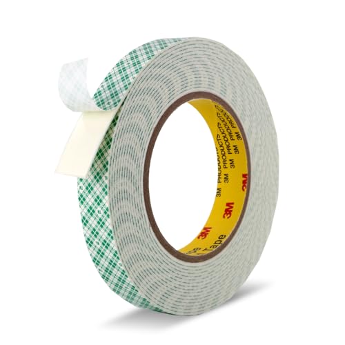 Image of Double Sided Tape Off White Foam Tape 3 /4 inch x 18Ft Made of 3M 4032 High Shear Adhesive Mounting Tape High Temperature Resistance for Interior Exterior Mounting Applications and Home Office Deco