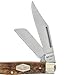 Old Timer 8OTW Senior 6.9in Traditional Folding Pocket Knife with 3 High Carbon Stainless Steel Blades, Desert Iron Wood Handle, and Convenient Size for EDC, Hunting, Camping, Whittling, and Outdoors